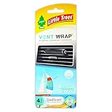 Little Trees Air Freshner, Vent Wrap, Bayside Breeze, 4-Pack (CTK52234-24)
