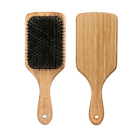 antistatische wildschweinborsten paddle