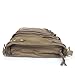 Soft Washed PU Leather Crossbody Purse Multi Pocket Vertical Bag Shoulder Satchel for Women (Taupe)