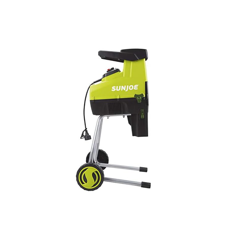 Sun Joe CJ603E 15Amp Electric Silent Wood Chipper/Shredder, 1.7Inch