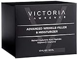 Rich Retinol Night Cream & Deep Wrinkle Filler with Hyaluronic Acid, Vitamin C & E | Moisturizer Face Cream with Retinol for All Skin Types | Anti Aging Face Cream | Fragrance, Paraben & GMO FREE