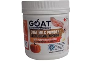 Happy Days Natural Goat Milk Powder 250g with Probiotics, Digestive Enzymes + Carrot/Pumpkin - Digestive Health Superfood | f