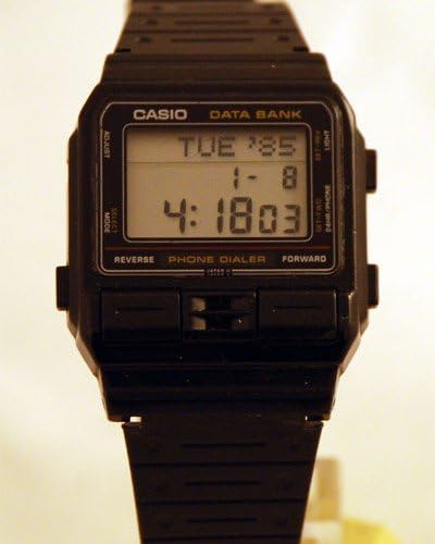 casio phone dialer watch