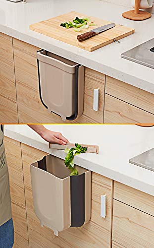 TTMOW Mülleimer Küche Faltbare, Neue Generation 9L Abfalleimer Küche