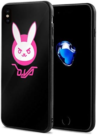 Phone Case Compatible with iPhone X Overwatch Dva Bunny Protective Cover