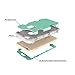 iPhone 6 Case,iPhone 6S Case, AOKER Hybrid Heavy Duty Shockproof [Perfect] Hard Plastic +Soft Silicon Rubber Armor Defender Impact Protection Best Protective Case for iPhone 6/6S (Mint Grey)