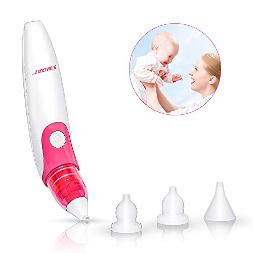 SUMGOTT Nasal Aspirator Baby Nose Suction - USB Charge Nose Sucker Newborn with 3 Suctions, Safer and Faster - Thumbnail 7