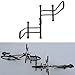 CyclingDeal Adjustable 6 Bike Floor Parking Rack Storage Stand Bicycle
