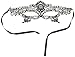 Redape 6 Pack Sexy Venetian Masquerade Lace Eye Mask, Black