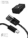 Ixir Adaptive Fast Charger Set for Samsung Note 10 Galaxy S10, S10 Plus, S10e, Note 9, Galaxy S9, S9 Plus, Note 9, , Quick Wall Charger, Car Charger, and 2x 4 ft Type-C Cable, Black