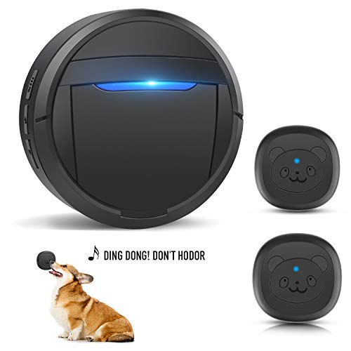BOODIDI Dog Doorbell, Wireless Communication Doorbell for Dogs