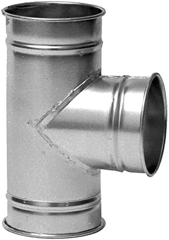 Nordfab Ducting 3227-0606-106000 QF T-Branch 6-6-6, 6" dia, Galvanized Steel