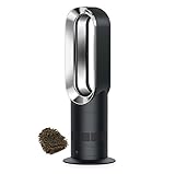 Dyson AM09 Fan Heater, Black/Nickel, Bladeless with