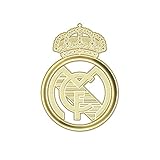 24k Gold Plated Real Madrid Emblem Cell Phone Sticker