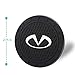 Auto sport 2.75 Inch Diameter Oval Tough Car Logo Vehicle Travel Auto Cup Holder Insert Coaster Can 2 Pcs Pack (Infiniti)