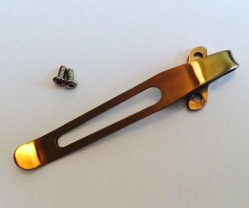 Bronze Titanium Pocket Clip for Kershaw Leek 1660ST 1660CB 1660CKT 1660 Knife