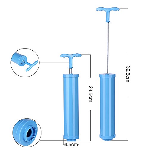 Vacuum Storage Saver Bags 4 Pack (1 x Small, 1 x Medium, 1 x Large, 1 x Jumbo) With Hand Pump Set - Thumbnail 3