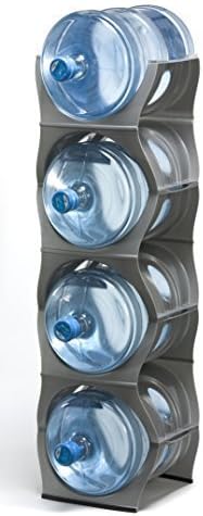U Water Cooler Bottle Rack (Silver, Four Bottle Rack) by Birando