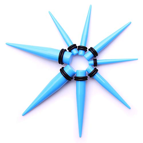 6 Pieces+Ear+Stretching+14G+00G+JieyueJewelry