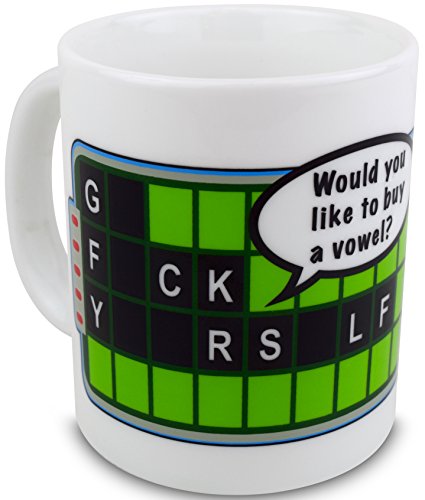 Kangaroo s Do You Want to Buy A Vowel; Go FCK Yourself; Heat Sensitive Funny Coffee Mugs