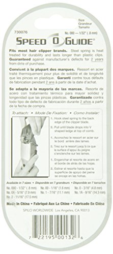 Speed-O-Guide SPG0132 Clipper Comb, Red