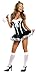 Roma Costume 2 Piece Super Sexy Maid, Black, Small/Medium
