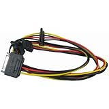 rhinocables SATA Serial ATA Power Splitter lead 1 Male to 3 Way Female Triple Output Cable E1114