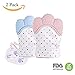 Baby Teething Mitten for Babies Soothing Pain Relief ,Silicone Teething Mitt Teether Gloves BPA Free,massage teether Mitt,teething Toys,infant for 3-12 months (2 pack)
