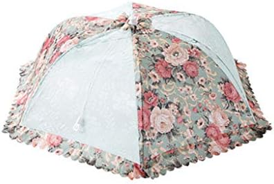 Upgrade Food Cover,Puyujin 30 Inches Color Mesh Screen Food Cover Tent Umbrella, Reusable Outdoor Picnic Food Protector,Foldable Pop Up Food Cover Net Keep Out Flies, Bugs, Mosquitoes (Mint Green)