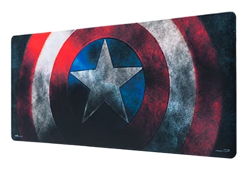 Grupo Erik Marvel Captain America Large Mouse Mat, Gaming Mouse Pad XXL