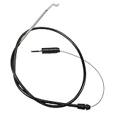 Stens 290-941 Traction Cable, Replaces Toro: 115-8435, 45-1/2" Cable Length, 34-1/2" Conduit Length, Black cable, Silver Spring