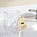 InterDesign Clarity Bathroom Vanity Canister Jar