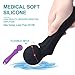 Personal Handheld Wand Massager Powerful Magic, Cordless, Rechargeable, Waterproof, Therapeutic for Foot Back Neck – Upgraded 8 Speeds 20 Patterns (Purple)thumb 4