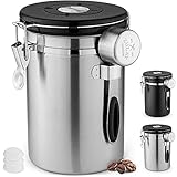 Zulay 21oz Coffee Canister For Ground Coffee