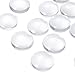 Megrocle 50 Pieces Glass Dome Cabochons Clear Round Cabochons Tiles, Non-calibrated Round, 25 mm/ 1 Inch ,for Photo Pendant Craft Jewelry Making