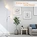 LED Floor Lamp - Modern Standing Lamp, 18W+5W Energy Saving, Dimmable & Adjustable, Metal Material, 3000K Warm White - Sky Torchiere Floor Lamps for Living Room, Bedroom, Office, Reading