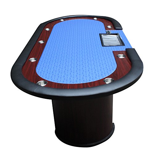 Professional Solid Wood Poker Table 10 Players Dining Top with ONE