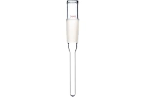 Deschem 100mm 24/40,Glass Thermometer Adapter,10cm Stem Tube,Total Length Approx 180mm,Lab Glassware
