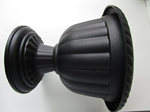 12" Diameter Sparta Pedestal Urn by Landmark PLastics (3, Black)