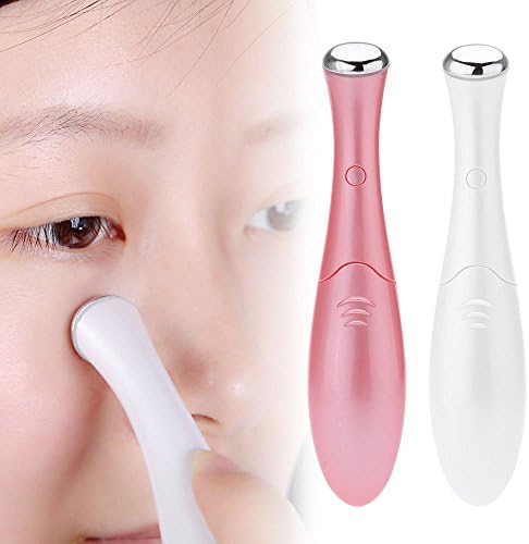 Eyes massager with High Frequency Vibration, Remove Wrinkles, Relieves Dark Circles and Puffiness, Red color