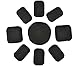 Jadedragon Universal Tactical Airsoft Helmet Accessories Cs Helmet EVA Pads 19pcs set For FAST/ACH/MICH/Motorcycle Helmet Black