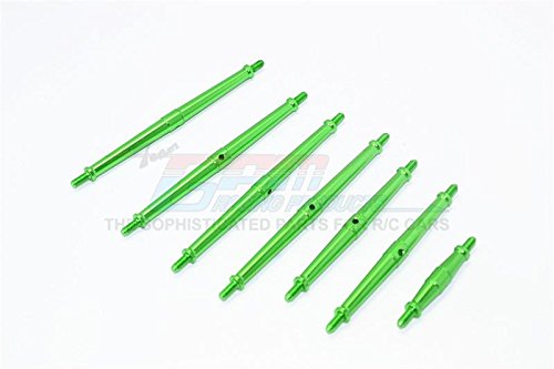 Traxxas TRX-4 Trail Defender Crawler Upgrade Parts Aluminum Turnbuckles - 7Pc Set Green