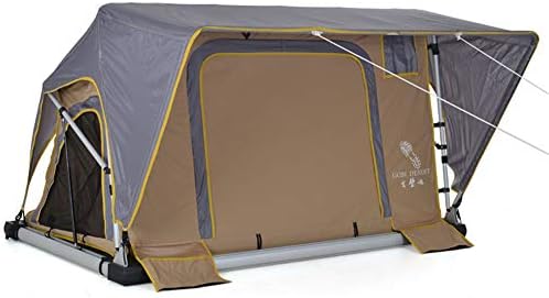 LJO 1.6M Automatic Roof Top 1-2 Person Roof Tent (4 Season)