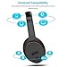August Active Noise Cancelling Bluetooth Headphones EP735 - ANC Wireless Handset with Multipoint Connection - Reduce Air Travel Engine Noise (Grey)