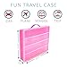 Life Made Better Figures Playset Organizer, Compatible with Boxy Girls, The Box is Not Created by Boxy Girls, Pink