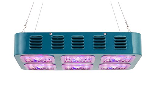 Anjeet 600W LED Grow Light Full Spectrum 120*5W CREE Leds for Plants Vegetative Flowering Less Heat Bigger Yields