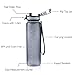SOPHISTICATED Water Bottle, 32oz Large - Eco-Friendly Tritan Co-Polyester Plastic - with Flip Top Lid & Adjustable Strap - BPA Free - Best for Gym, Cycling, Camping, Running