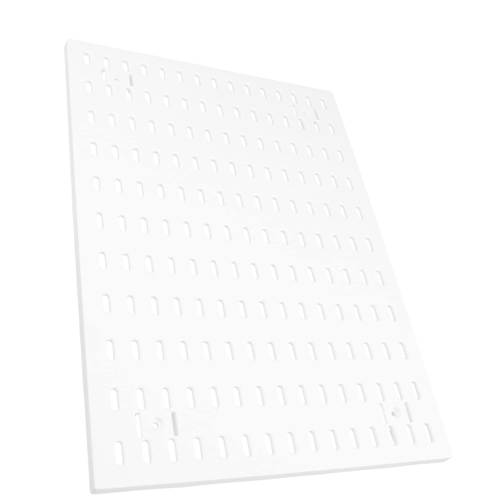 Homoyoyo Peg Board Rack Wall Tool Holder Board Slotted Tool Board Wall Pegboard Shelf Garage Pegboard Home Storage Holder Peg Boards Household Storage Rack Desk Plastic Office