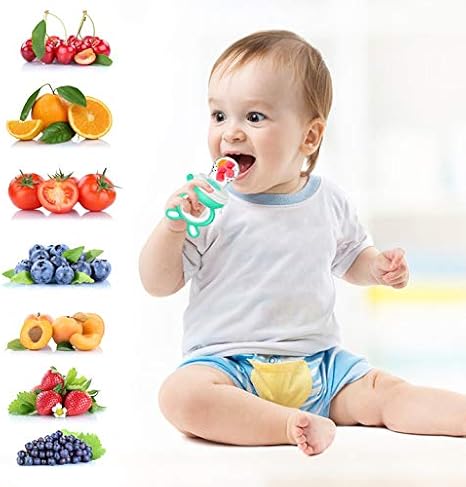 Tetine Dalimentation Bebe Sans Bpa Pour Fruits Et Legumes Aliments Pour Bebes Oladwolf Grignoteuse Bebe Sucette Fruit Pour Bebe Avec 3 Remplacement Tetine Alimentaire Silicone En 3 Tailles Bebe Puericulture Anneaux