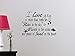 I love you more than there are stars in the sky waves in ocean STARS cute beach sticker nursery vinyl saying lettering wall art inspirational sign wall quote decor
